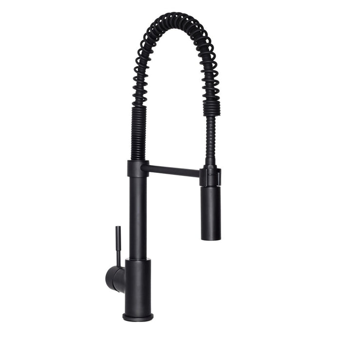 ZLINE Sierra Pull Down Spring Single Handle Kitchen Faucet in Matte Black (SRA-KF-MB)