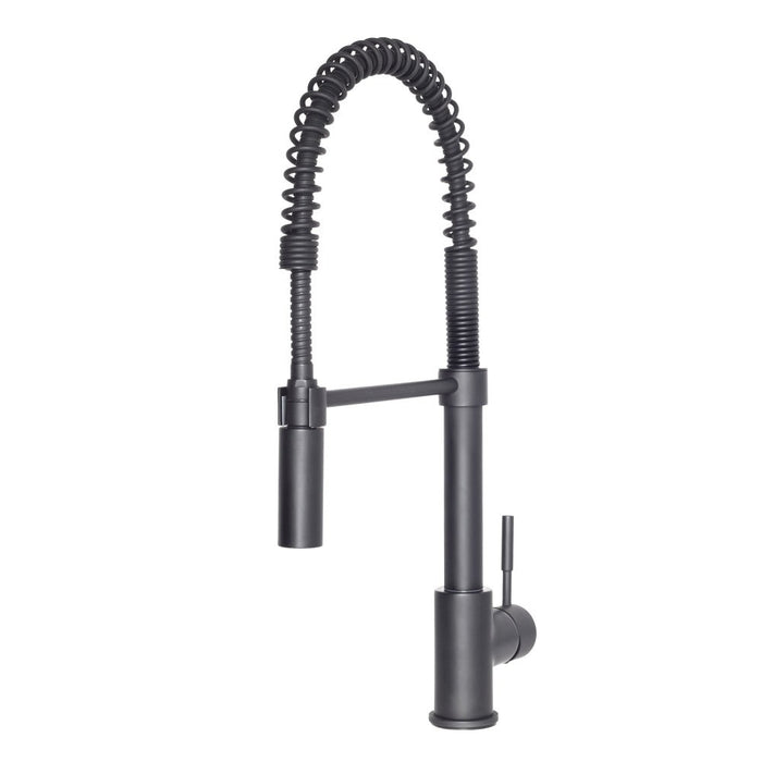 ZLINE Sierra Pull Down Spring Single Handle Kitchen Faucet in Matte Black (SRA-KF-MB)