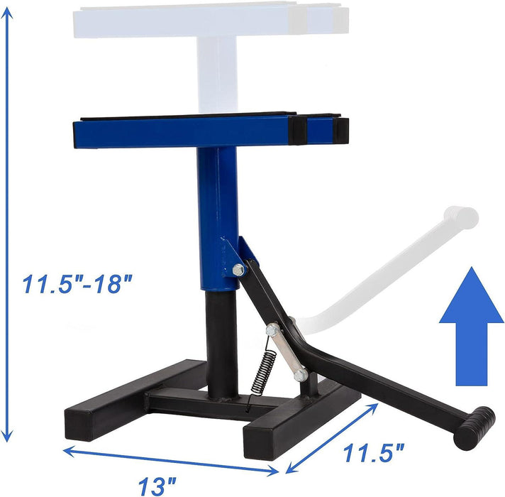 Height Adjustable Lifting Stand Motorcycle Dirt Bike Lift Repair Stand