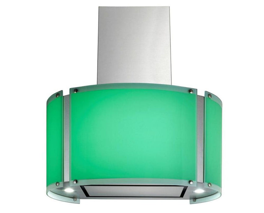 27 Inch 600 CFM Wall Mount Range Hood with Glass LED Panels - VICTORY SV900