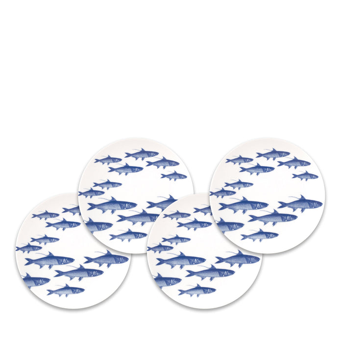 School of Fish Small Plates, Set of 4