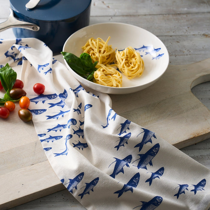 School of Fish Kitchen Towels, Set of 2