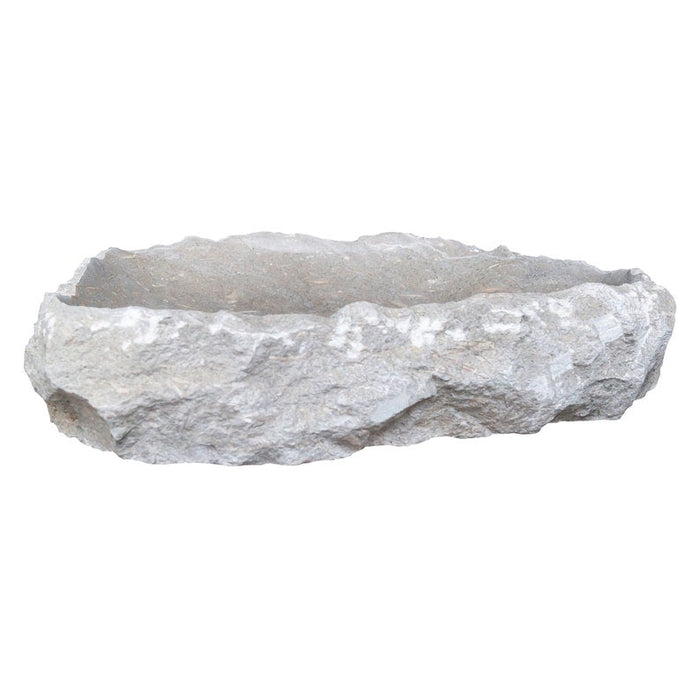 Seagrass Fossil Limestone Rustic Above Vanity Bathroom Vessel Sink Polished Interior Rustic Exterior