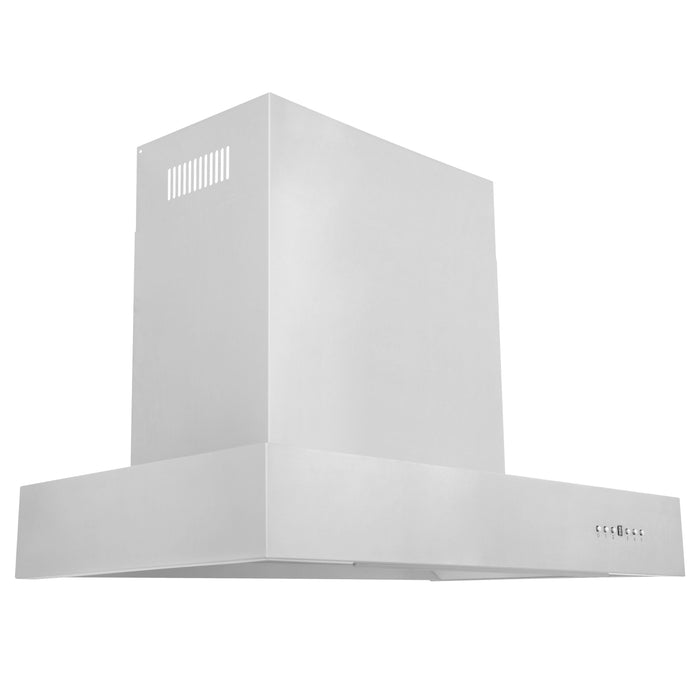 ZLINE 36 In. Ducted Professional Wall Mount Range Hood in Stainless Steel, KECOM-36