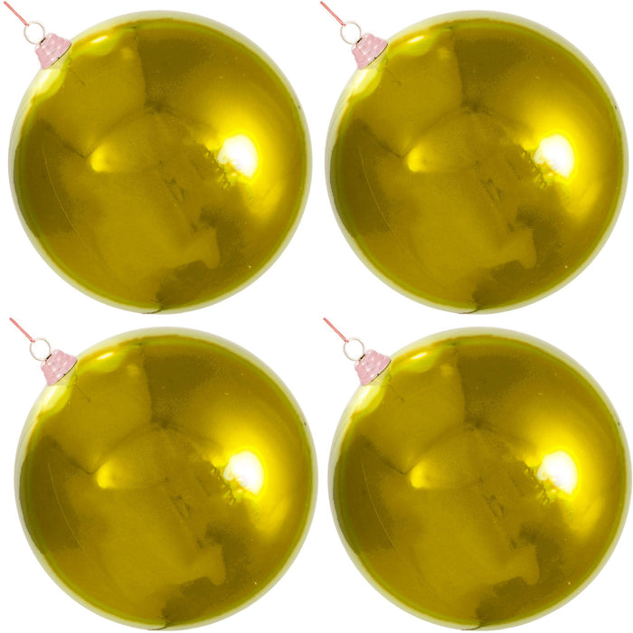 Shiny Gold Ball Ornaments