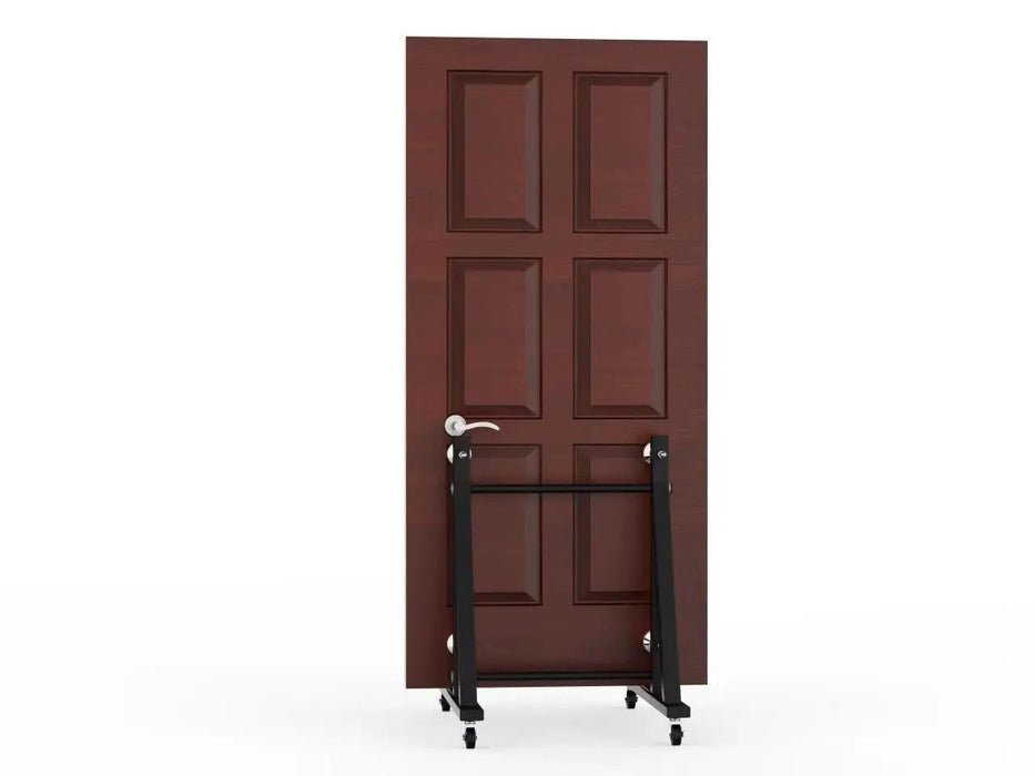 Showroom Display Rack with Wheel for Heavy-Duty Doors, Wood Slabs, and Tiles