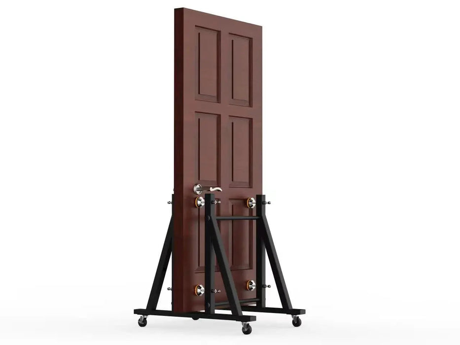 Showroom Display Rack with Wheel for Heavy-Duty Doors, Wood Slabs, and Tiles