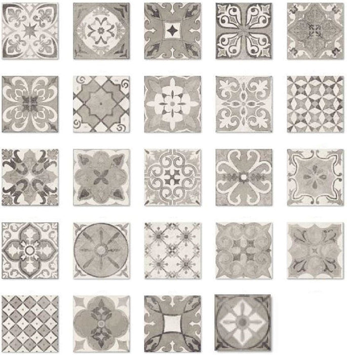 Seramiksan Sicily 8" x 8" Glazed Porcelain Floor and Wall Tile - Belair Collection