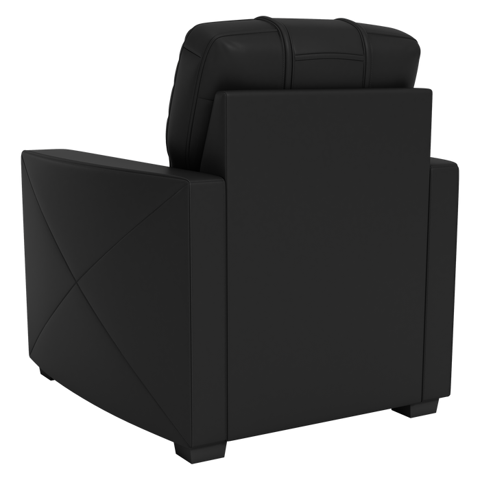 Silver Club Chair with Arkansas Razorbacks Secondary Logo