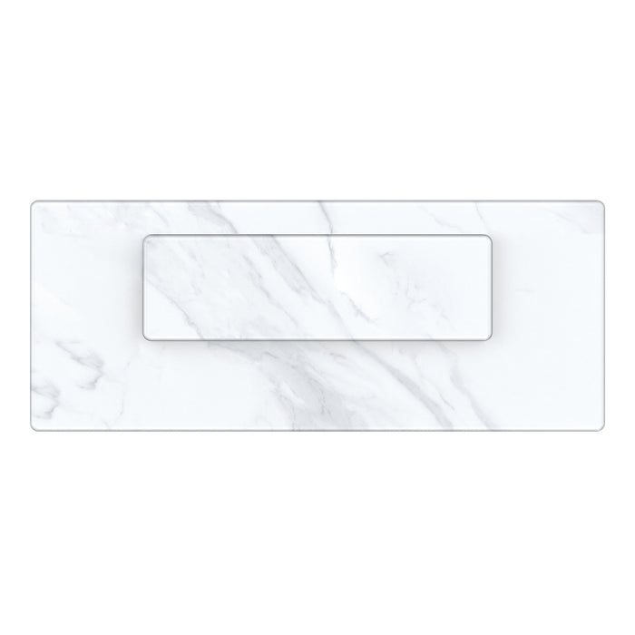 Elevato Smart Bar Table in White, 5.3 cu.ft fridge and freezer with Bluetooth control