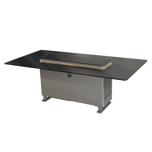Cinetico Smart Dining Table, Midnight Marble, 5.3 cu.ft fridge and freezer with Bluetooth control - image 2