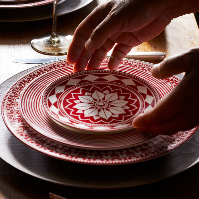 Newport Stripe Rimmed Salad Plate