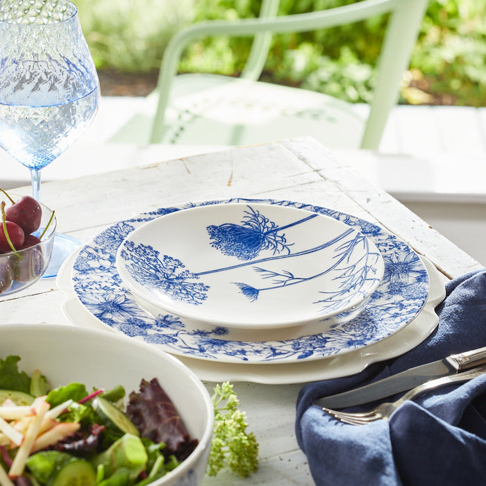 Summer Blues Coupe Salad Plate