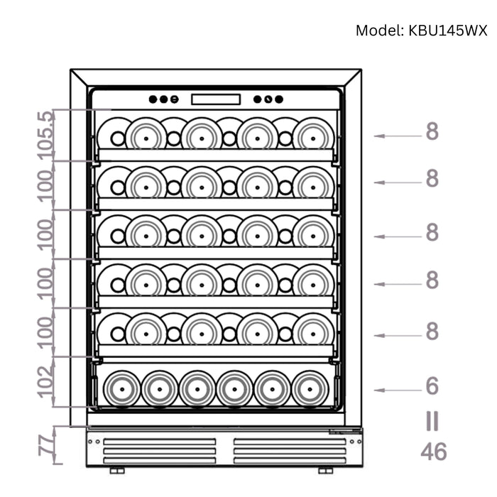 48-Inch Dual-Zone Wine & Beverage Center