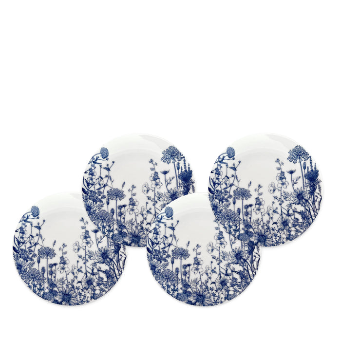 Summer Blues Small Plates, Set of 4