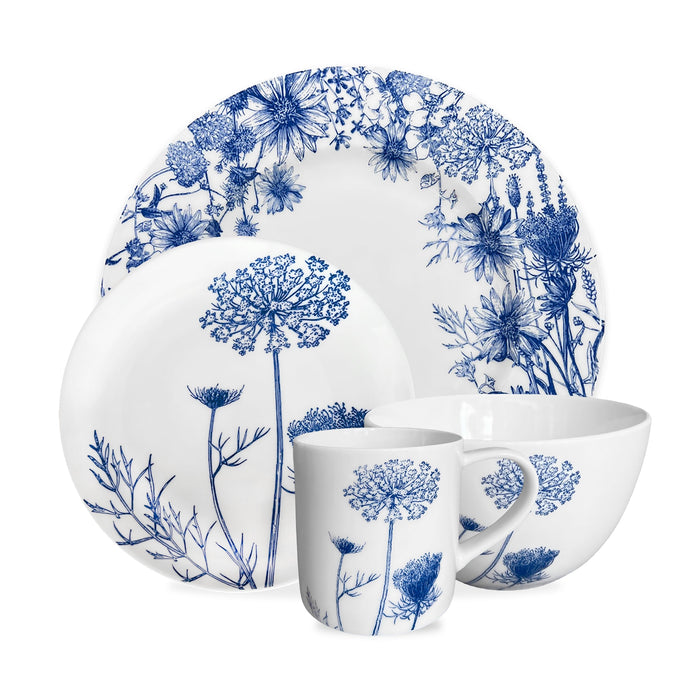 Summer Blues 4-Piece Place Setting