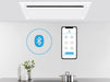 wireless flush ceiling mount range hood