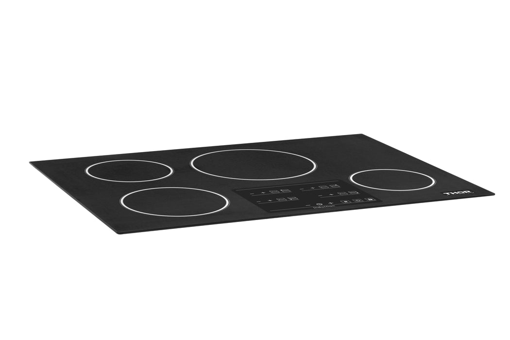 Thor Kitchen 30 in. Glass Induction Cooktop in Black with 4 Elements, TEC3001iC1