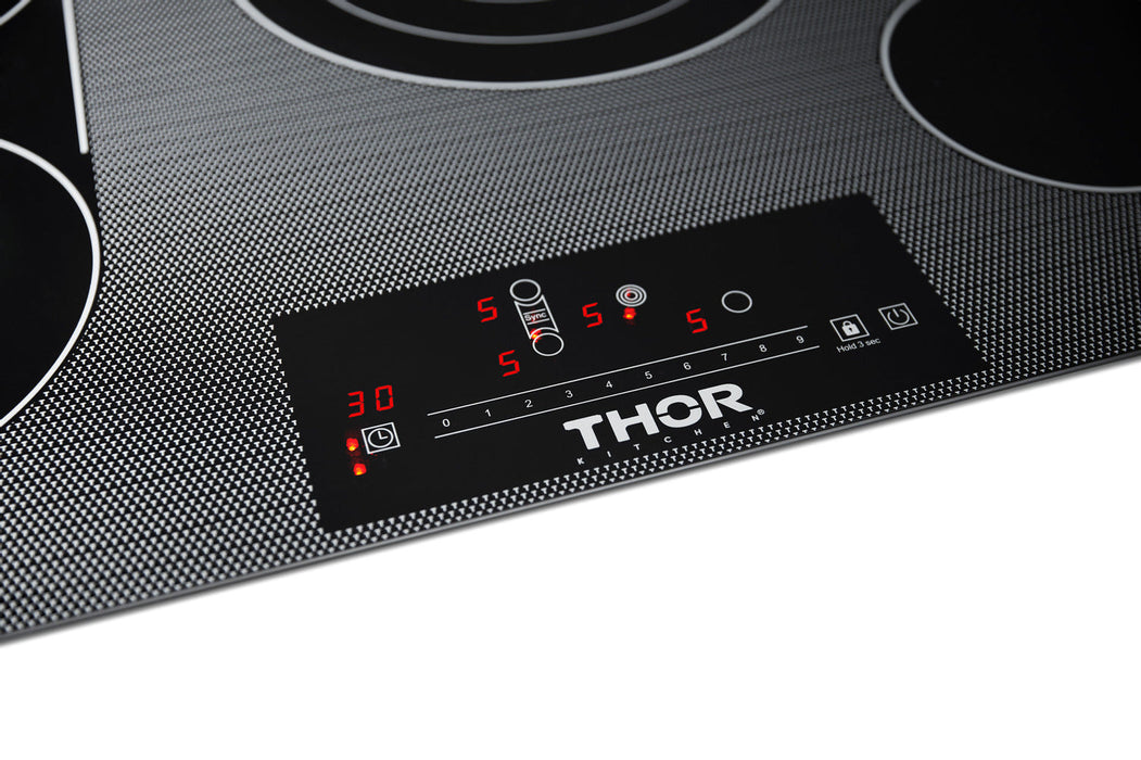 Thor Kitchen 30 In. Professional Electric Cooktop With 4 Burners in Black, TEC30