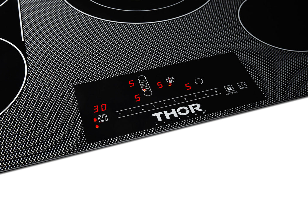 Thor Kitchen 30 In. Professional Electric Cooktop With 4 Burners in Black, TEC30