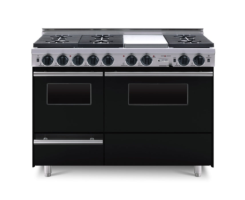 48” LP Gas True Dual-Fuel Self-Cleaning Convection Range - Sealed Burners