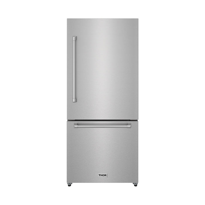 THOR Kitchen 30 in. Bottom Freezer Refrigerator TRF3017BF