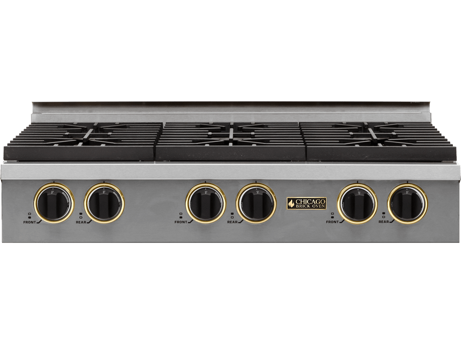 36" LP Gas Rangetop with Sealed Burners (4-6 Burner Options) - Professional-Grade Performance