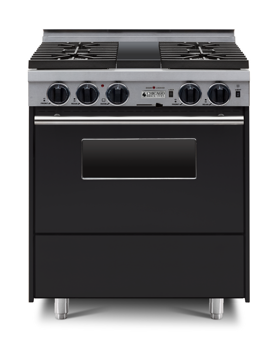 30” Dual-Fuel Self-Cleaning Convection Range - Sealed Burners