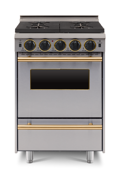 24” All Gas Convection Range - Sealed Burners