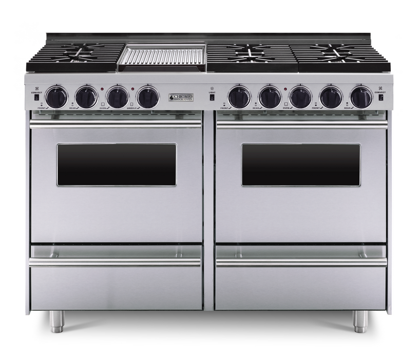 48" LP All-Gas Convection Range - Sealed Burners