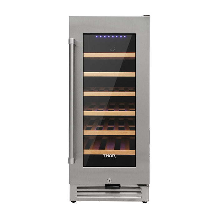 THOR Kitchen 15 in. 33 Bottle Wine Cooler, TWC1501