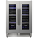 THOR Kitchen Package - 36" Electric Range, Range Hood, Microwave, Refrigerator, Dishwasher, Wine Cooler, AP-ARE36-W-6