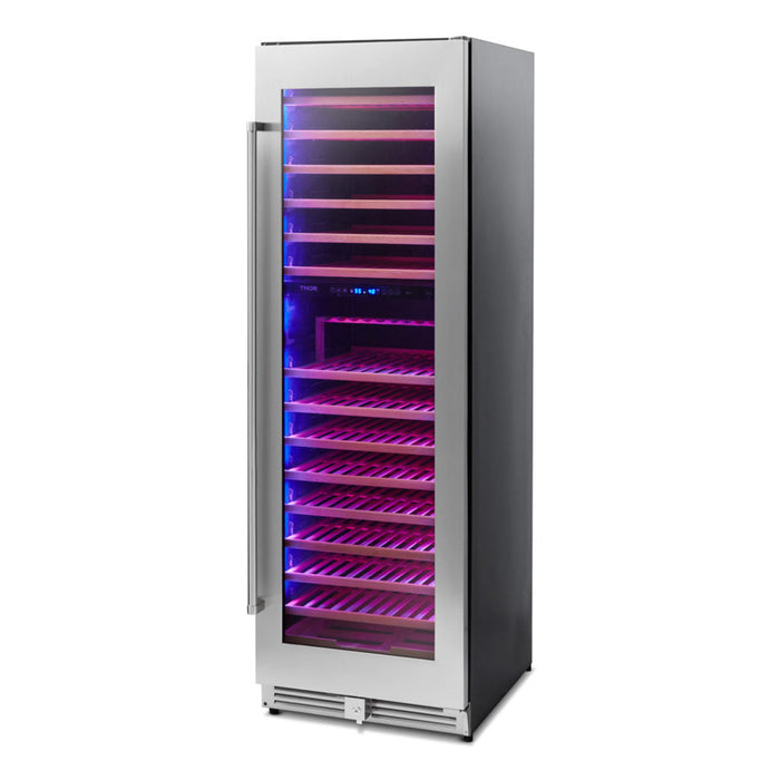 THOR Kitchen 24 in. 162 Bottle Dual Zone Wine Cooler, TWC2403DI