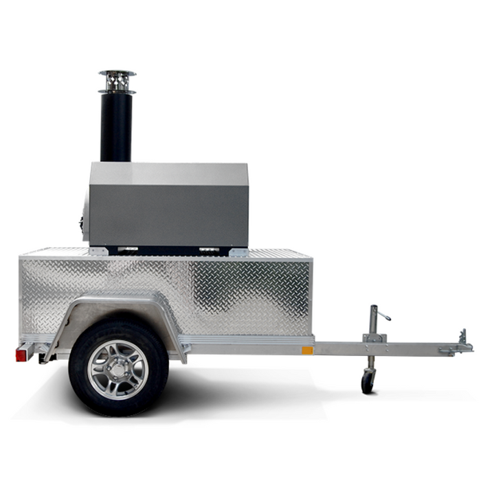 CBO 750 Tailgater | Wood Fired Pizza Oven Trailer | 38" X 28" cooking surface | 2-3 - 10" pizzas at a time | 50-60 pizzas an hour