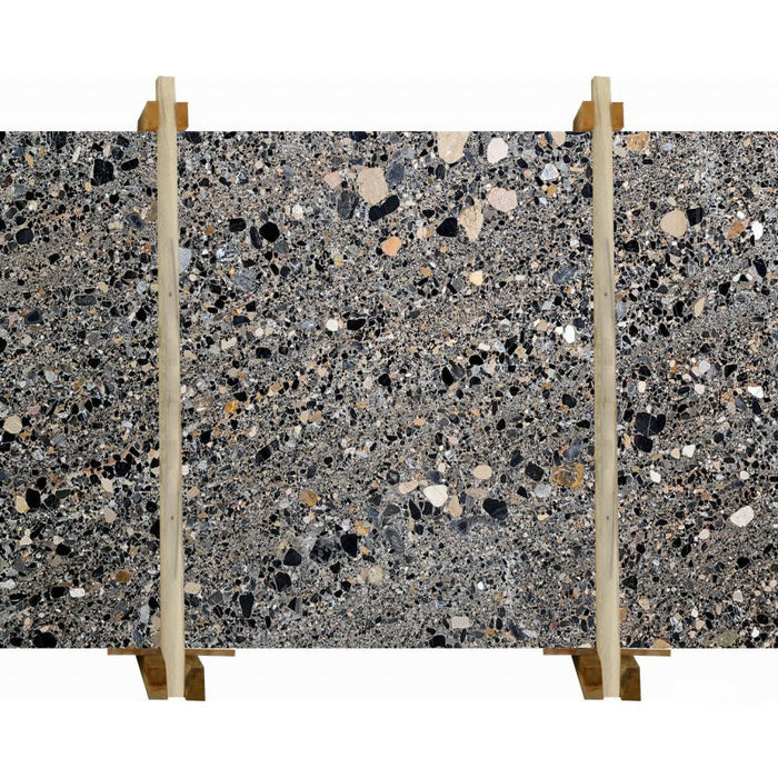 Terrazo Black Bookmatching Marble Slabs Polished - Livfloors Collection