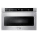 THOR Kitchen Package - 36" Electric Range, Range Hood, Microwave, Refrigerator with Water and Ice Dispenser, Dishwasher, Wine Cooler