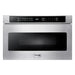 THOR Kitchen Package 48" Propane Gas Range, Range Hood, Refrigerator with Water and Ice Dispenser, Dishwasher, Microwave, AP-HRG4808ULP-W-9