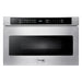 THOR Kitchen Package - 48" Gas Range, Range Hood, Microwave - Stainless Steel Knobs, AP-HRG4808U-5