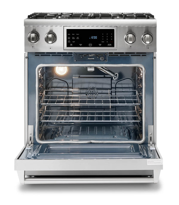 Thor Kitchen Package - 30 In. Propane Gas Range, Refrigerator with Water and Ice Dispenser, Dishwasher, AP-TRG3001LP-9