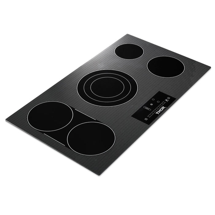 Thor Kitchen 36 In. Professional Electric Cooktop in Black, TEC36