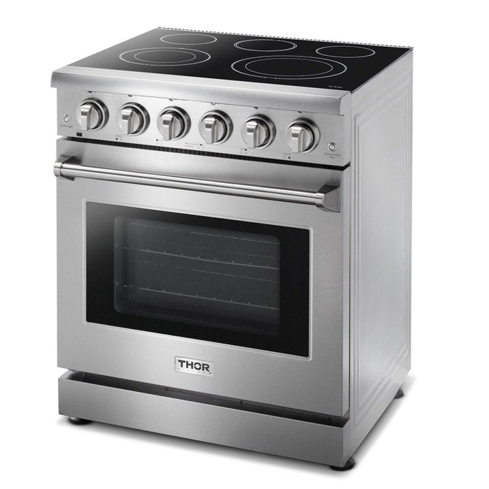 Thor Kitchen Package - 30" Electric Range, Range Hood, Refrigerator, Dishwasher, AP-HRE3001-C-2