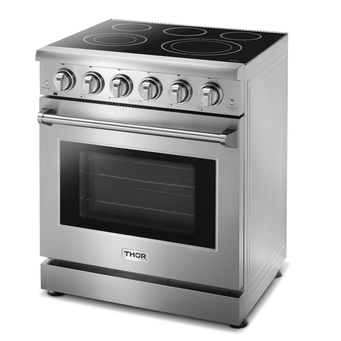 Thor Kitchen Package - 30 inch Electric Range and 30" Range Hood, AP-HRE3001