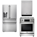 THOR Kitchen Package - 30 In. Propane Gas Range, Refrigerator with Water and Ice Dispenser, Dishwasher, AP-TRG3001LP-9