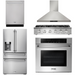 THOR Kitchen Package - 36" Propane Gas Rangetop, Range Hood, Wall Oven, Refrigerator with Water and Ice Dispenser, Dishwasher, AP-HRT3618ULP-6