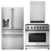 THOR Kitchen Package - 36" Gas Range, Refrigerator with Water and Ice Dispenser, Dishwasher, AP-LRG3601U-9