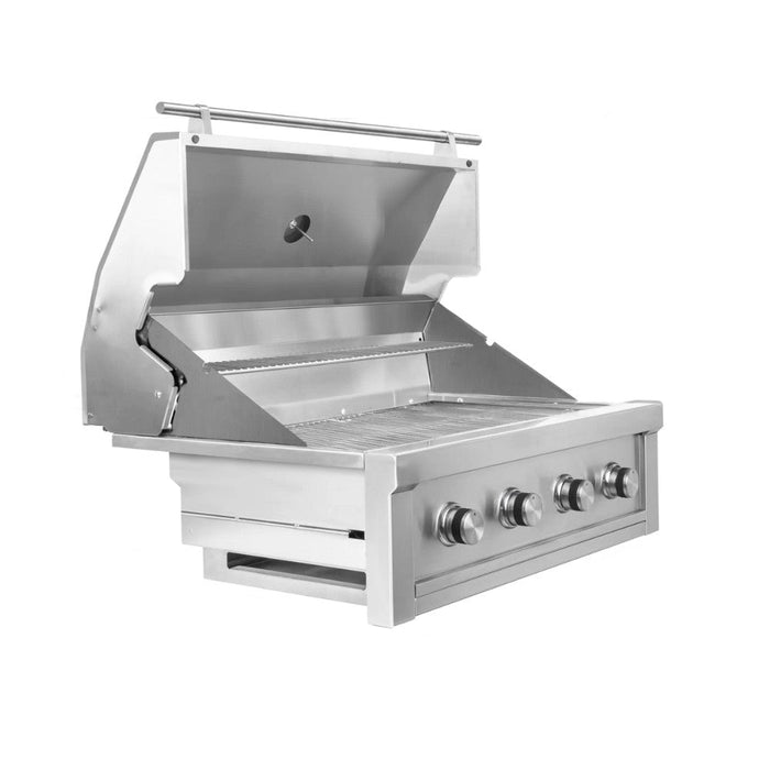 Top Fires Diamond Series 36-Inch Built-In 4-Burner Natural Gas Grill (DG-4B36)