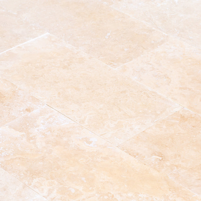 Tuscany Beige Travertine Tiles Honed and Filled Floor and Wall Tile - Belair Collection