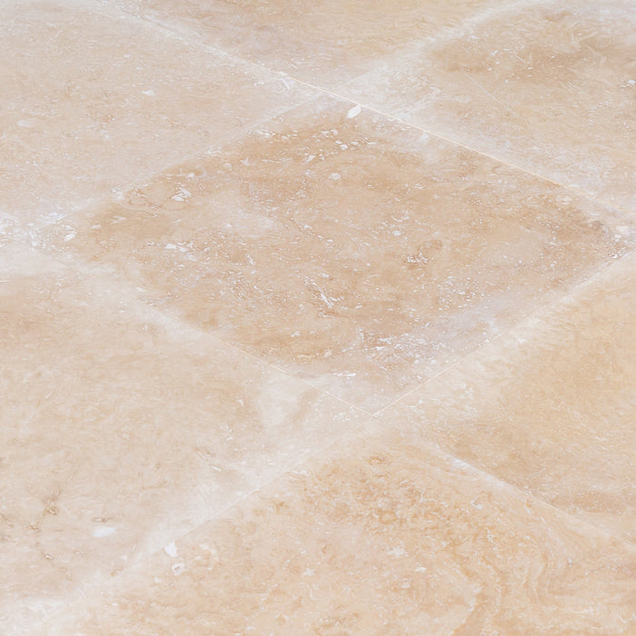 Tuscany Beige Travertine Tiles Honed and Filled Floor and Wall Tile - Belair Collection
