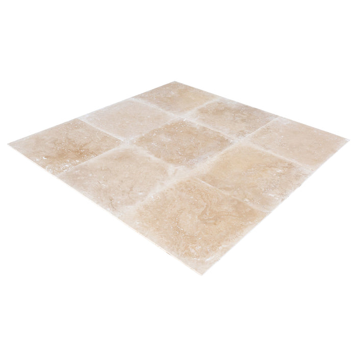 Tuscany Beige Travertine Tiles Honed and Filled Floor and Wall Tile - Belair Collection