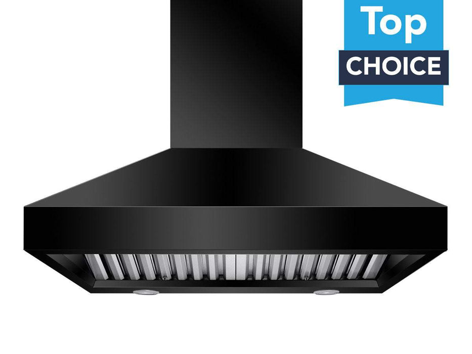 30 Inch Wall Mount Black Range Hood 750 CFM  - VICTORY Twister